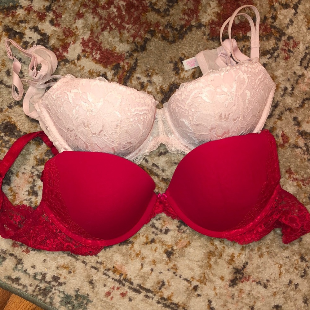 PINK 36C lace push up bra